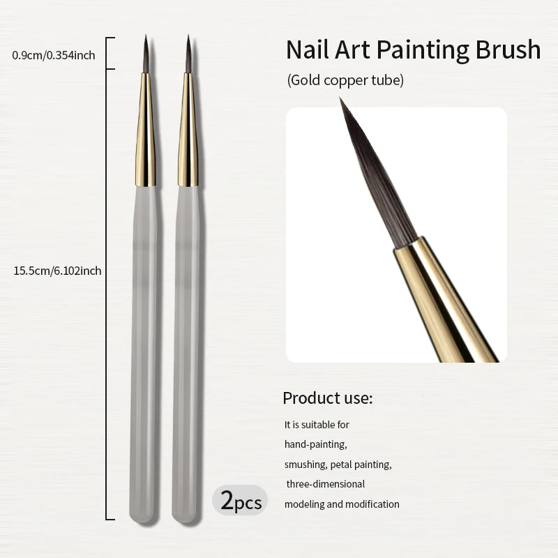 RSNAIL Nail Art Brush Gradient Painting Pen for Manicure Design