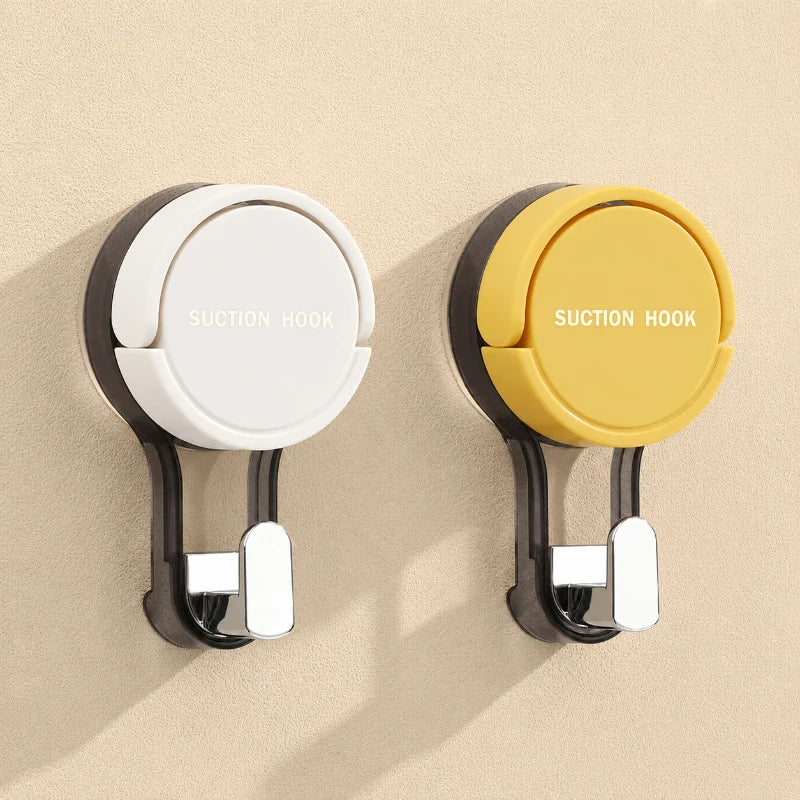 Suction Cup Wall Hooks Reusable No-Drill Towel & Clothes Hooks