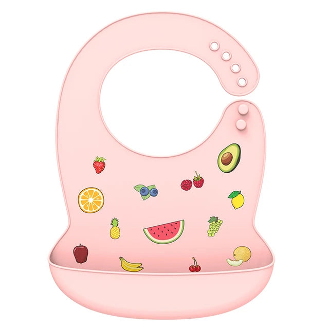 Silicone Baby Bib Waterproof Banana Feeding Bib for Babies