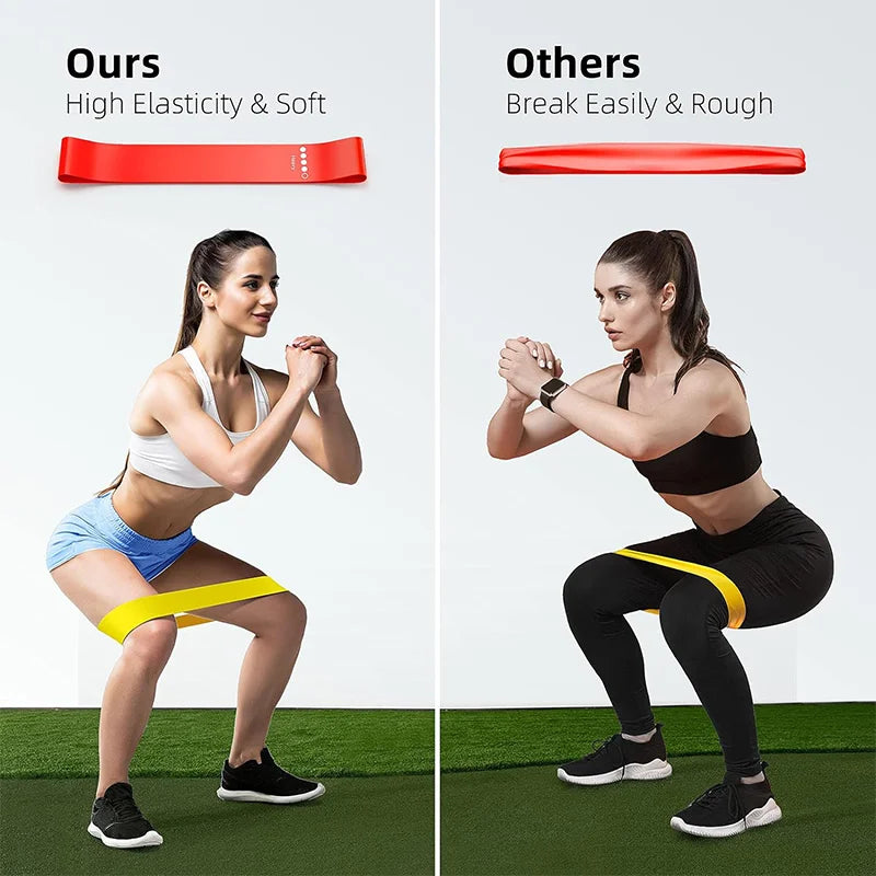 Resistance Bands Set for Yoga, Pilates & Home Workout – Hip & Glute Loop Bands