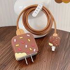 Cute Ice Cream iPhone Charger Protector Case
