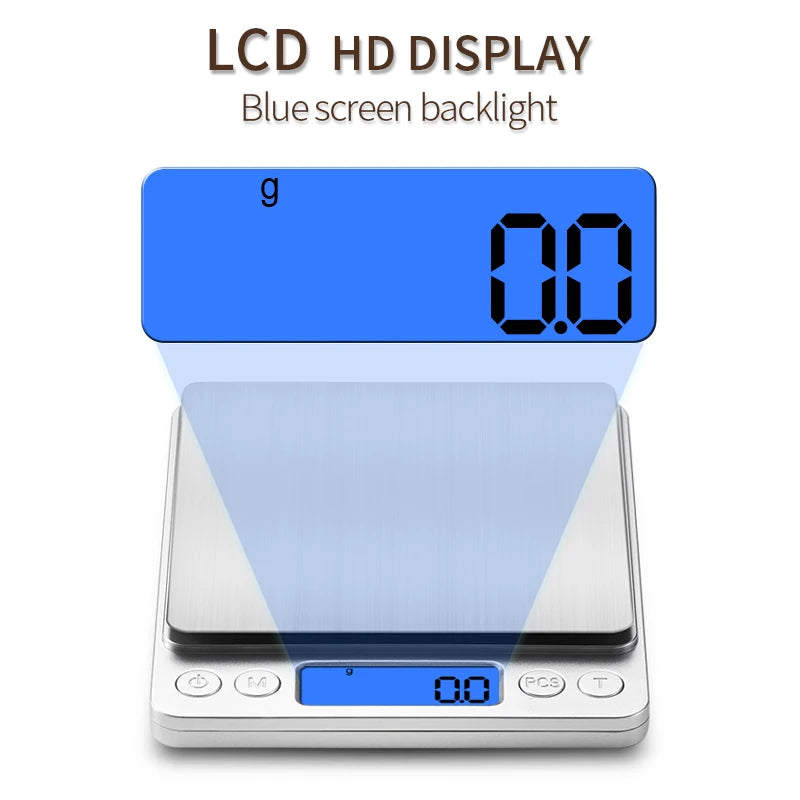 Digital Pocket Scale Precision Jewelry & Kitchen Scale