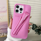 Lemontini Lip Gloss Holder Case for iPhone 17 16 15 14 13 12 Pro Max