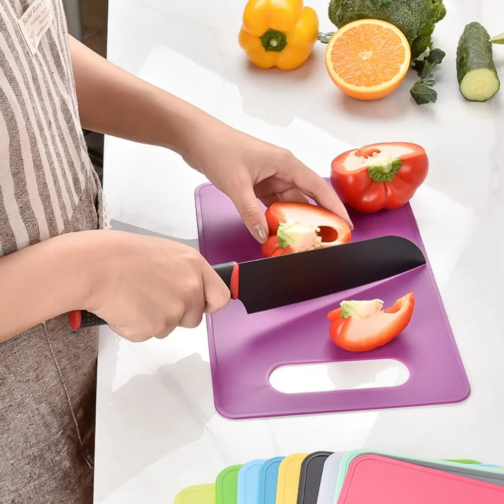 Color Plastic Cutting Board Non-Slip Chopping Board