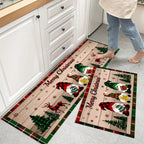 Christmas Cookies Tree Floor Mat Non-Slip Kitchen & Home Decor Rug