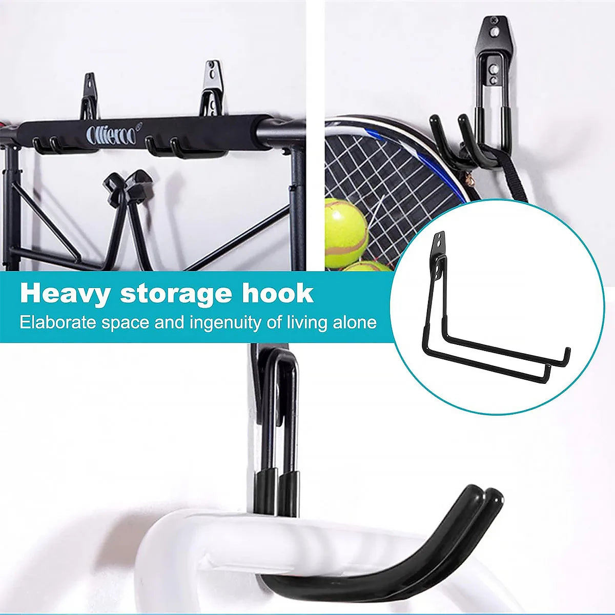 Garage Storage Hooks Heavy Duty Organizer