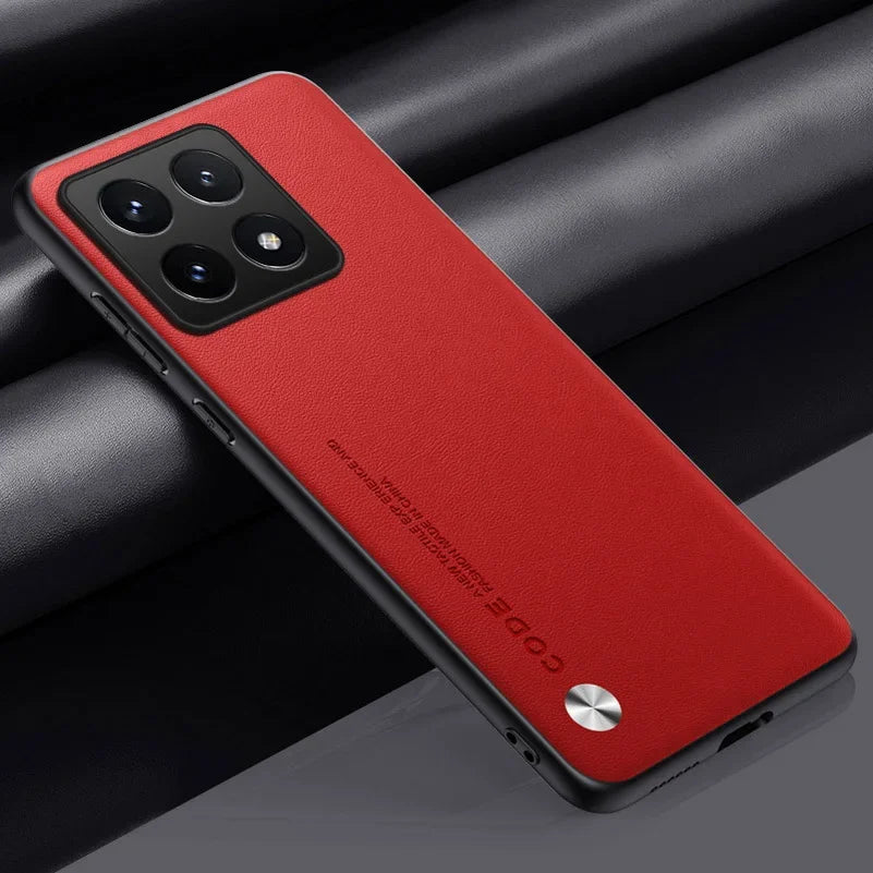 PU Leather Soft Matte Case for Xiaomi 13T 14T 15T 17T Ultra Pro Cover