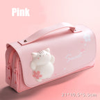3D Kawaii Pencil Case Cute Waterproof Decompression Pen Pouch