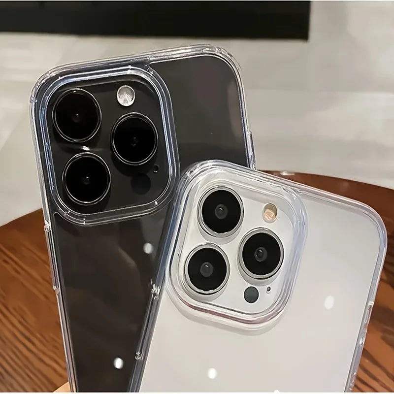 Ultra Thin Clear Acrylic Case for iPhone 11 12 13 14 15 16 17 Pro Max