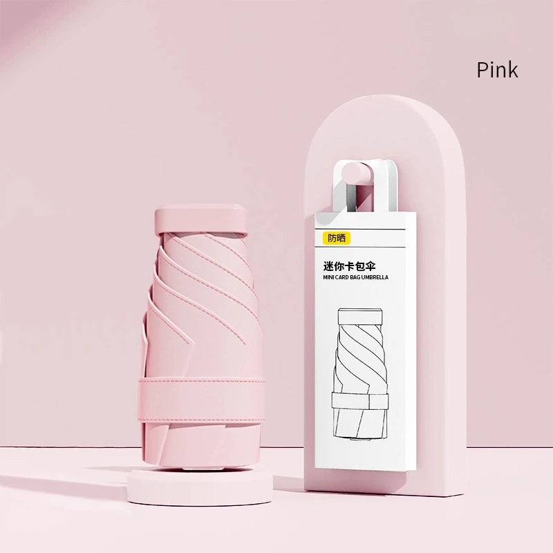 Buy 2026 Mini Capsule UV Protection Umbrella Pocket Sun & Rain