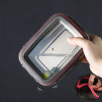 304 Stainless Steel Lunch Box Leakproof Bento Food Storage Travel Box