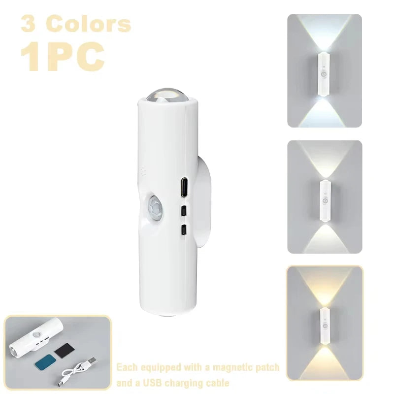 RGB Motion Sensor LED Night Light for Hallway, Cabinet & Stairs