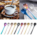 Cat Paw Teaspoon 304 Stainless Steel – Cute Coffee & Ice Cream Spoon Gift