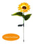 Solar Sunflower LED Garden Lights for Waterproof Lawn Decor