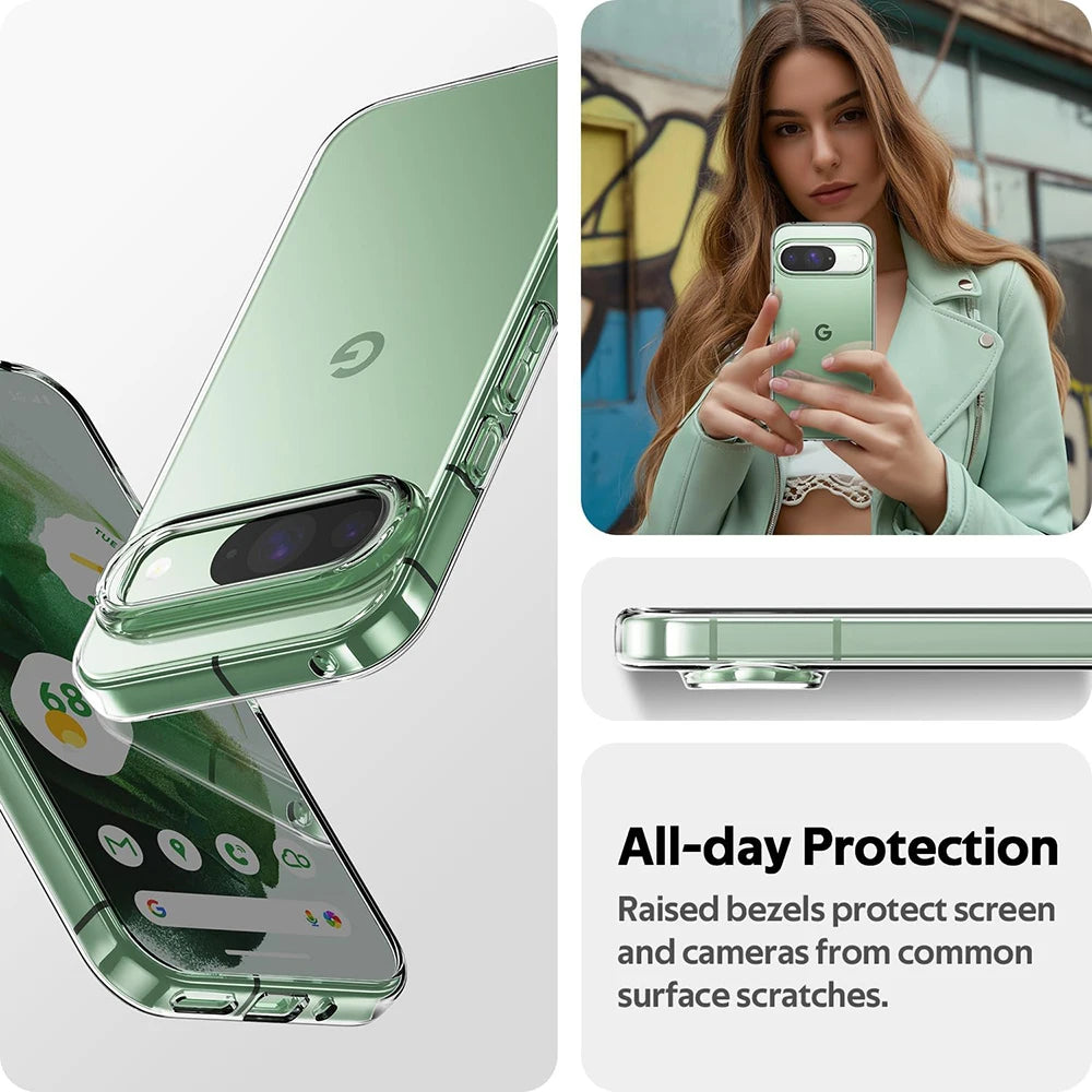 Ultra Thin Clear Silicone Case for Google Pixel 6 7 8 9 Pro XL