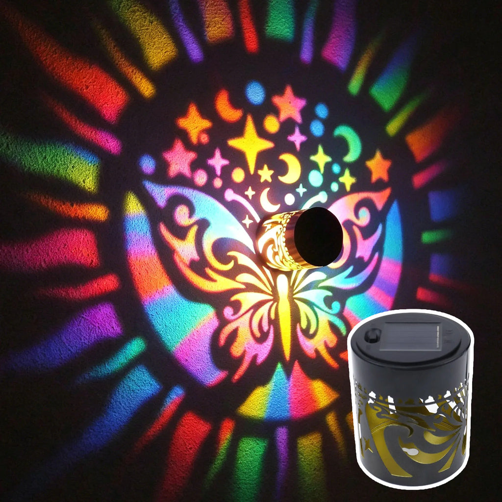 Solar Mandala Sunflower Wall Light Waterproof Outdoor LED Garden Lamp