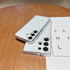 Clear Magnetic MagSafe Case for Samsung Galaxy S20 S21 S22 S23 S24 S25