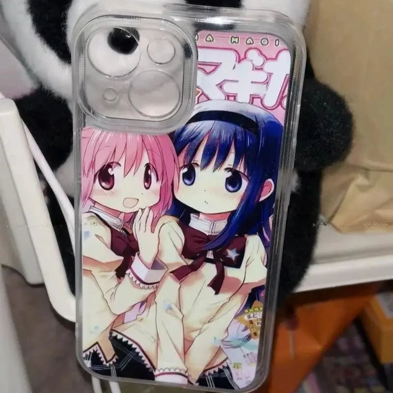 Korean Minimalist Girls Case for iPhone 11 12 13 14 15 16 Pro Max