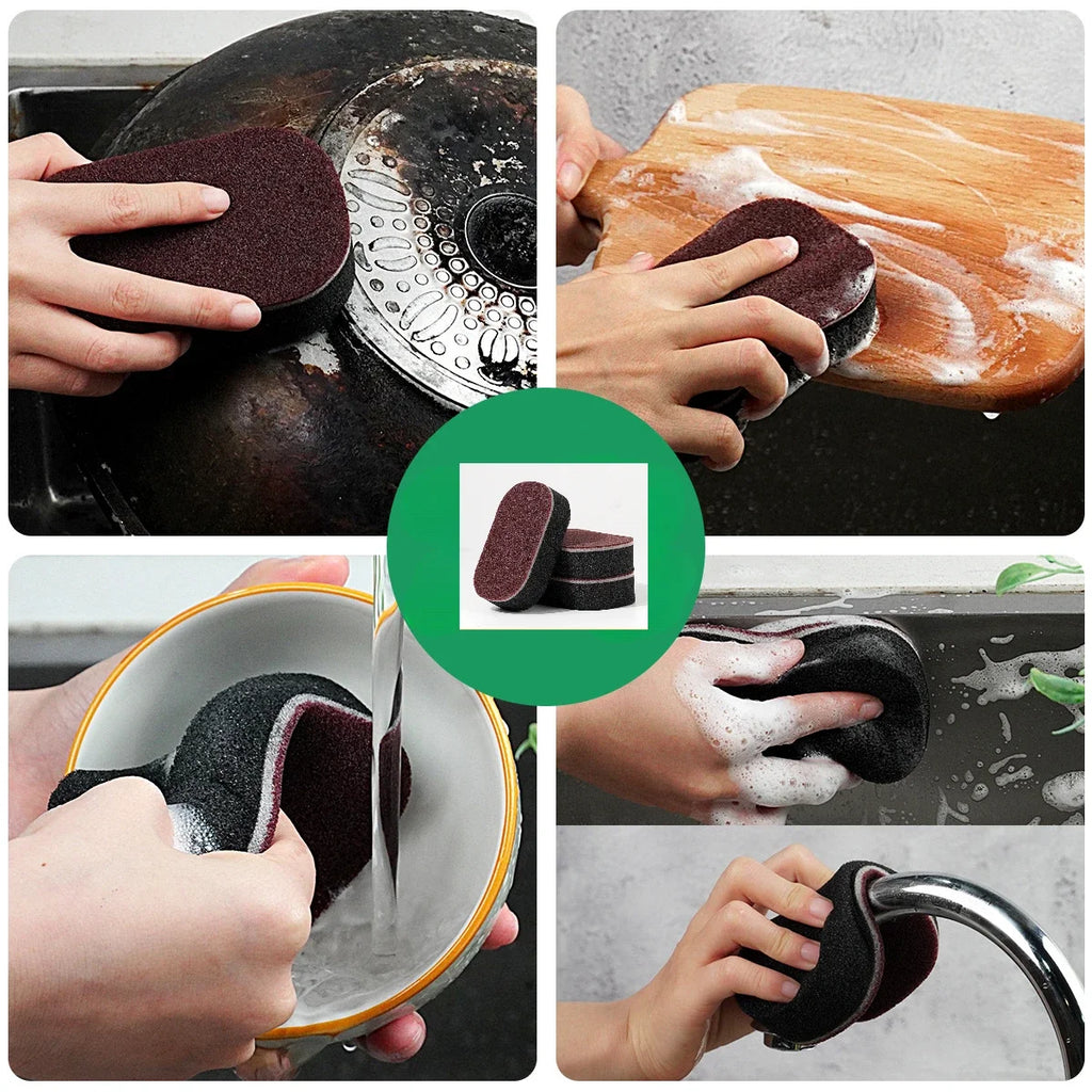 Magic Cleaning Sponge Double-Sided Kitchen Scrubber