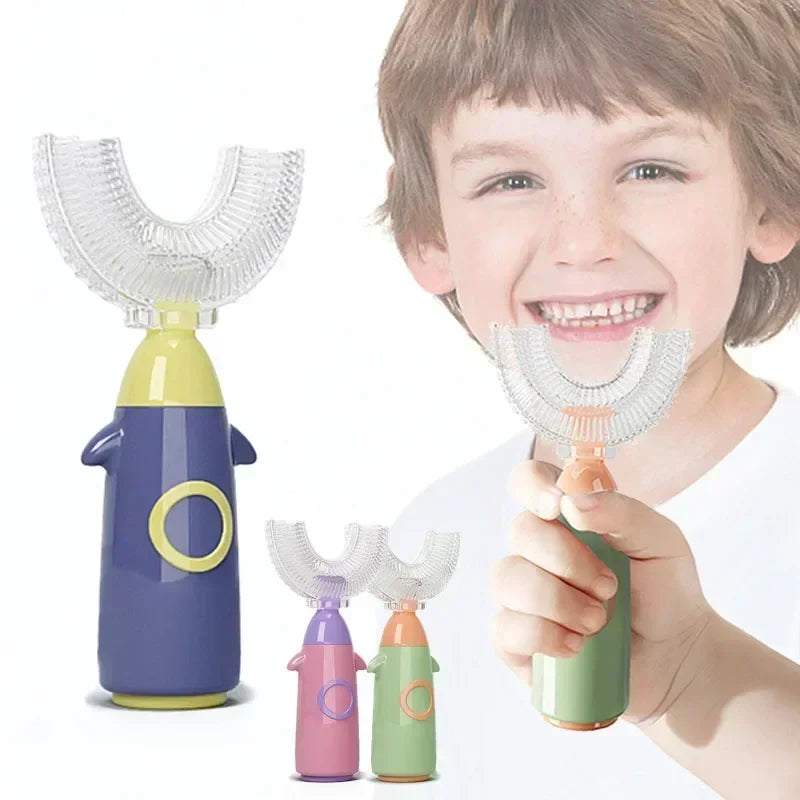 Kids U Shape Toothbrush 360° Baby Toothbrush Dental Care Brush Main image
