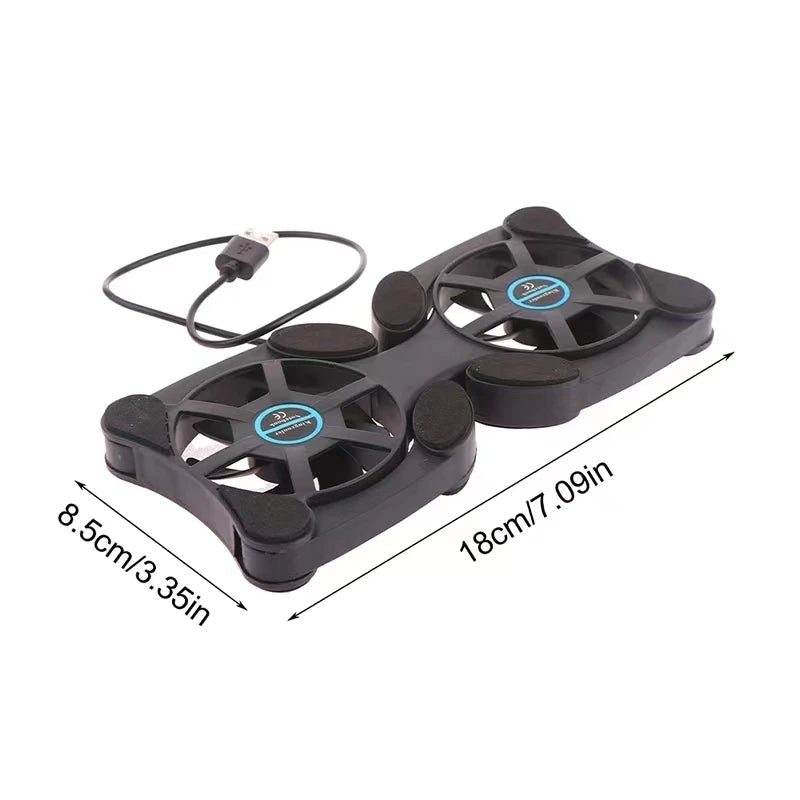 Mini Radiator Cooler Laptop Fan Stand Notebook Foldable Pad