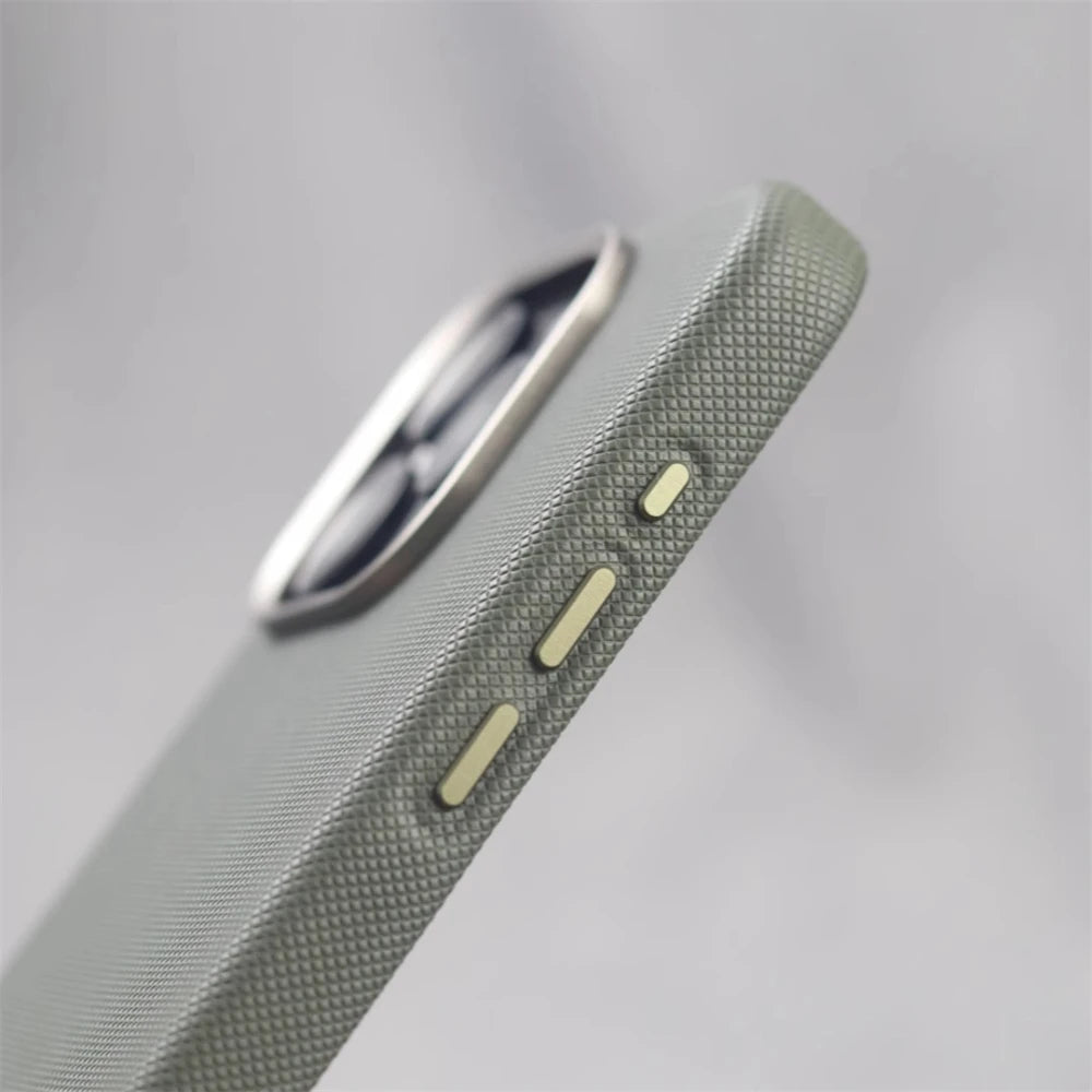 Leather MagSafe Case for iPhone 13 14 15 16 17 Pro Max