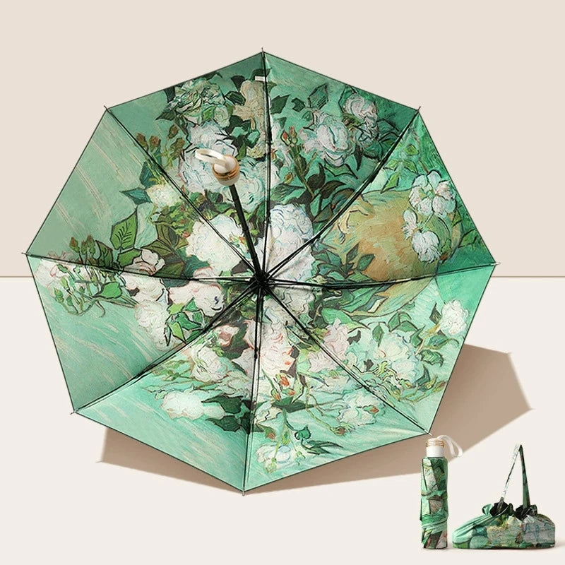 Buy UPF50+ Double Layer Folding Umbrella | UV Sun & Rain Protection