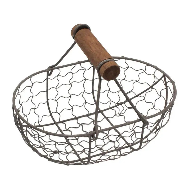 Kitchen Egg Basket Iron Storage Basket