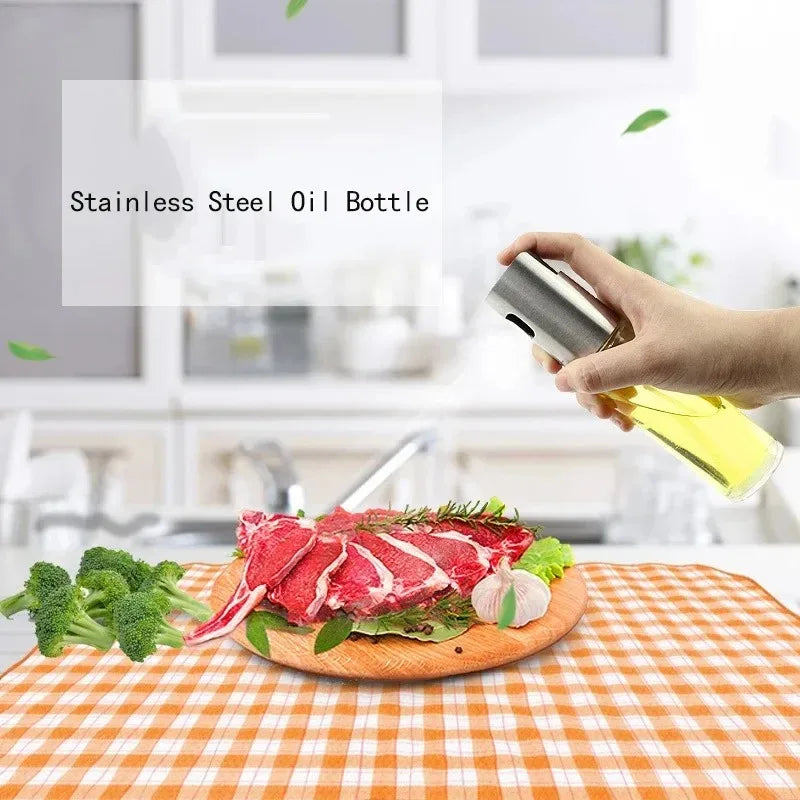 Glass Oil Sprayer for Cooking Olive Oil Spray Bottle for BBQ & Salad