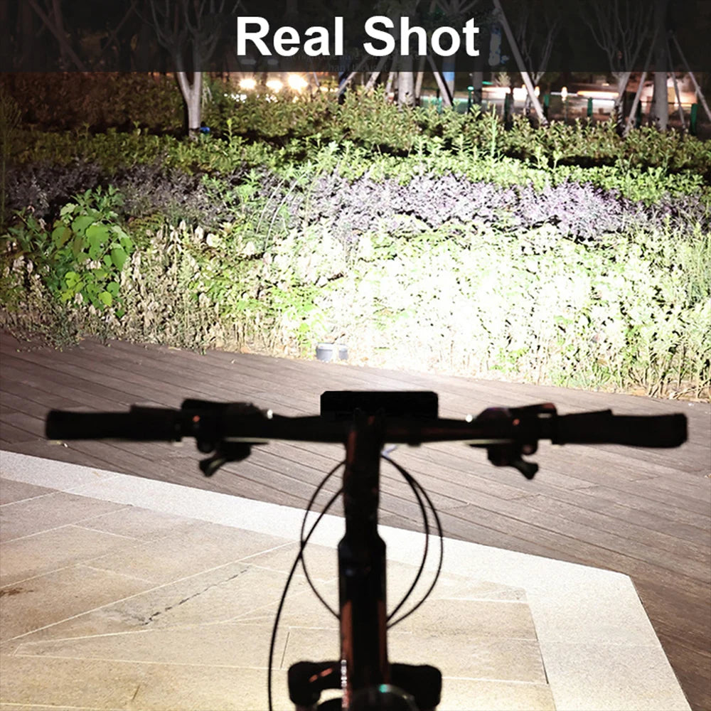 5 LED Rechargeable MTB Bike Light 10000mAh Headlight