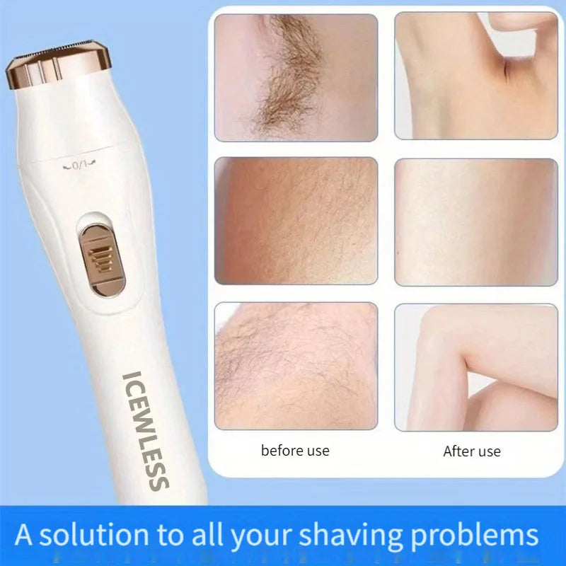 Women's Electric Hair Remover Waterproof Bikini Trimmer Painless