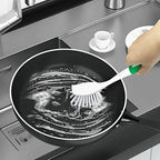 Long Handle Dish Brush Heavy-Duty Pot Scrubber