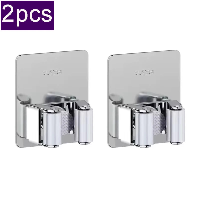 Mop Clip Holder Stainless Steel Organizer