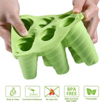 DIY Silicone Popsicle Mold 6-Cavity – Reusable Ice Cream & Ice Pop Maker