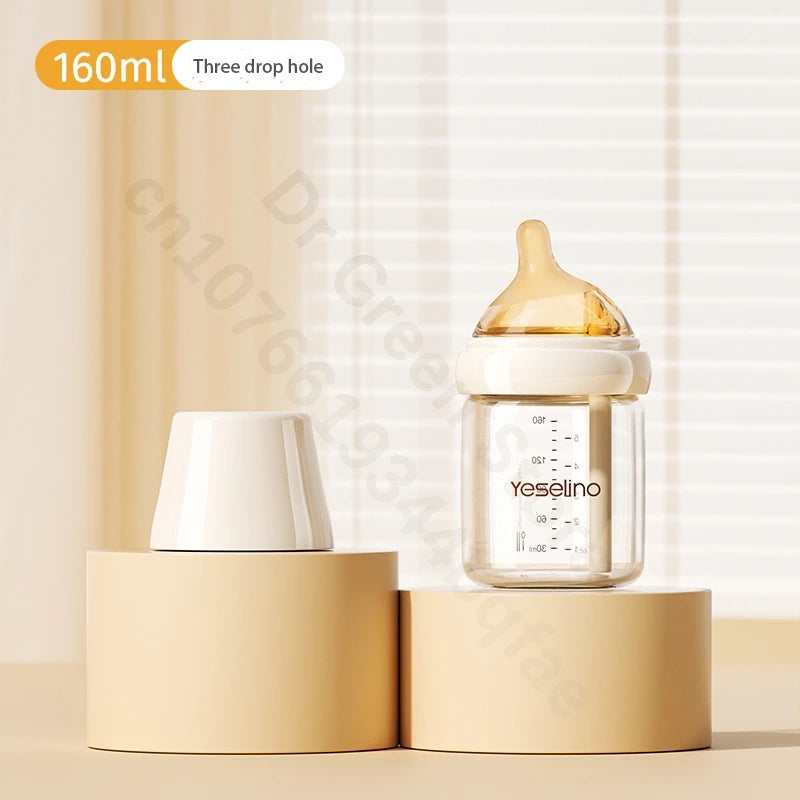 Professional Newborn Glass Baby Bottle Anti-Colic