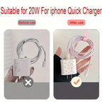 Transparent Pink Love Charger Case for iPhone 18W/20W