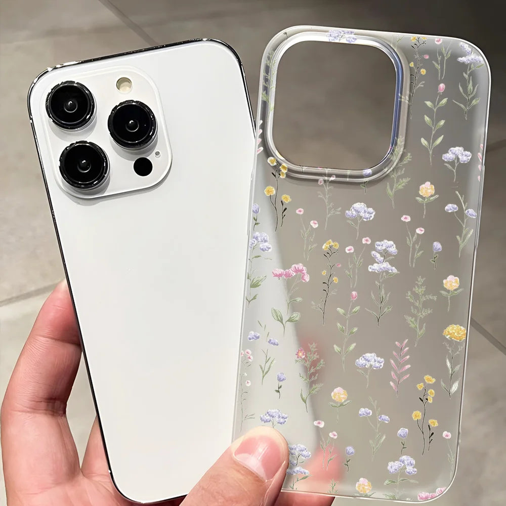 Transparent Matte Case for iPhone 11 12 13 14 15 16 17 Pro Max