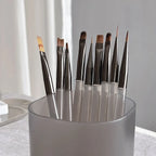 9Pcs UV Gel Acrylic Nail Brush Set 3D Carving Manicure Tools