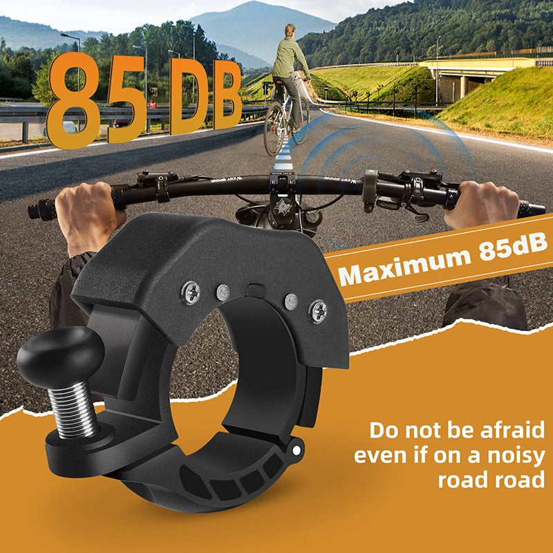 WEST BIKING Aluminum Bike Bell 85dB Loud Handlebar Warning Horn