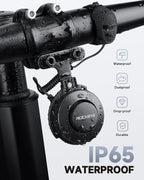 120dB Rechargeable Electric Bike Horn Waterproof Bicycle Safety Bell