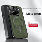 MagSafe Shockproof Leather Case for Xiaomi 13T 14T 15T 17T Pro Cover