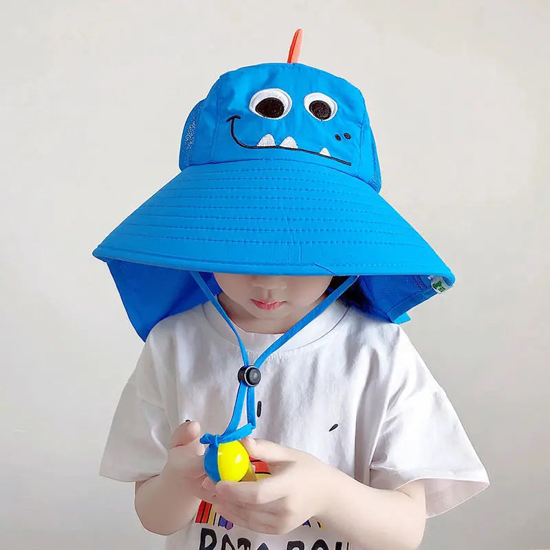 Kids UV Protection Sun Hat UK Large Brim Fisherman Beach Ha