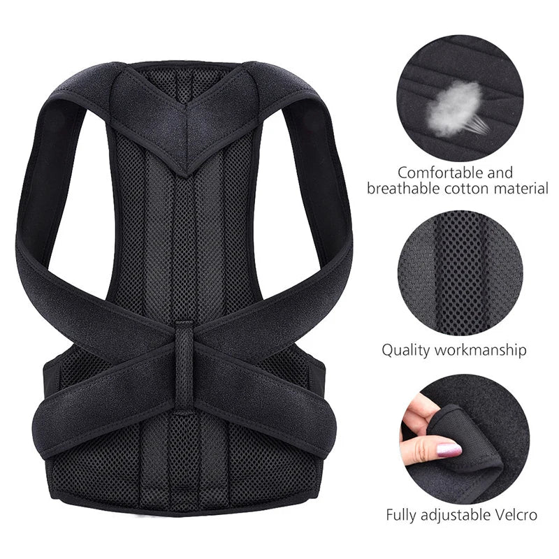 Upper Back Posture Corrector Clavicle Support Shoulder Brace