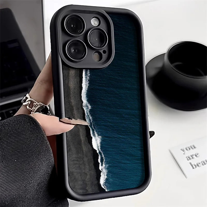 Graffiti Silicone Case for iPhone 16 15 14 13 12 11 Pro Max
