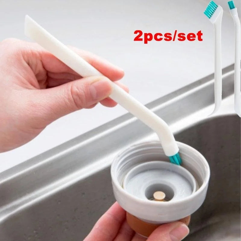2PCS Gap Cleaning Brush Long Handle Bottle Brush Main image