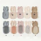 3/5 Pairs Baby Non-Slip Animal Socks for Boys & Girls