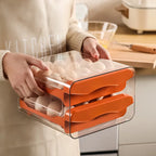 Automatic Rolling Egg Dispenser Fridge Holder