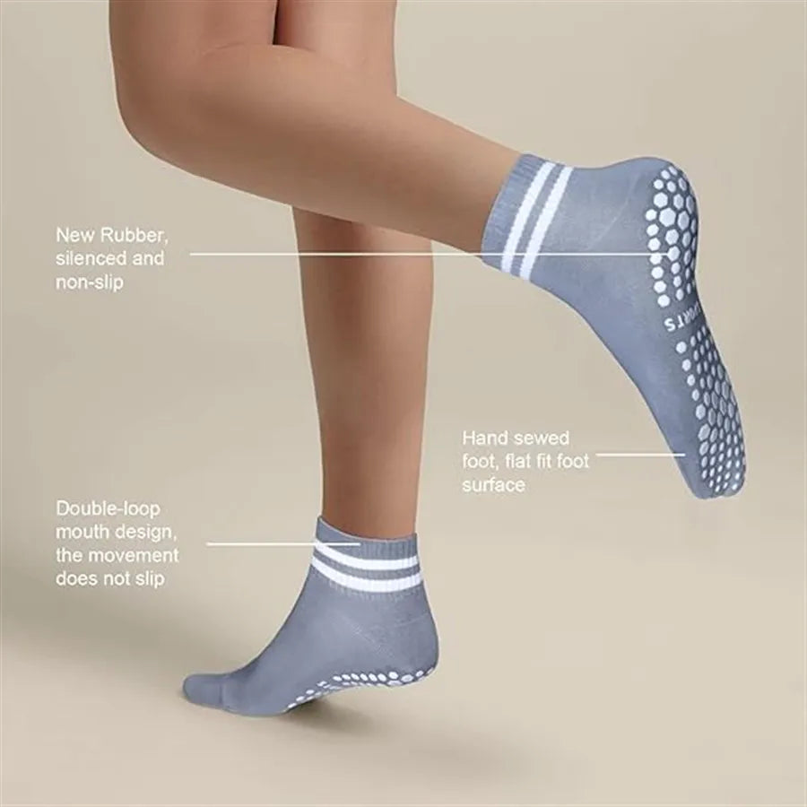 Women’s Grip Socks Non Slip Yoga Pilates Ballet Workout Socks