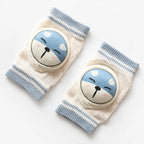 Cartoon Baby Knee Pads Summer Mesh Crawling Protection (0–3Y)