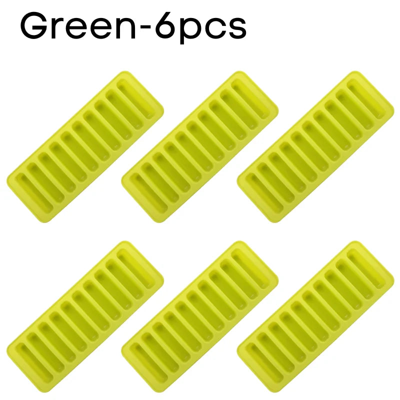 Ice Stick Cube Tray UK Long Strip Silicone Ice Mold For Bottles